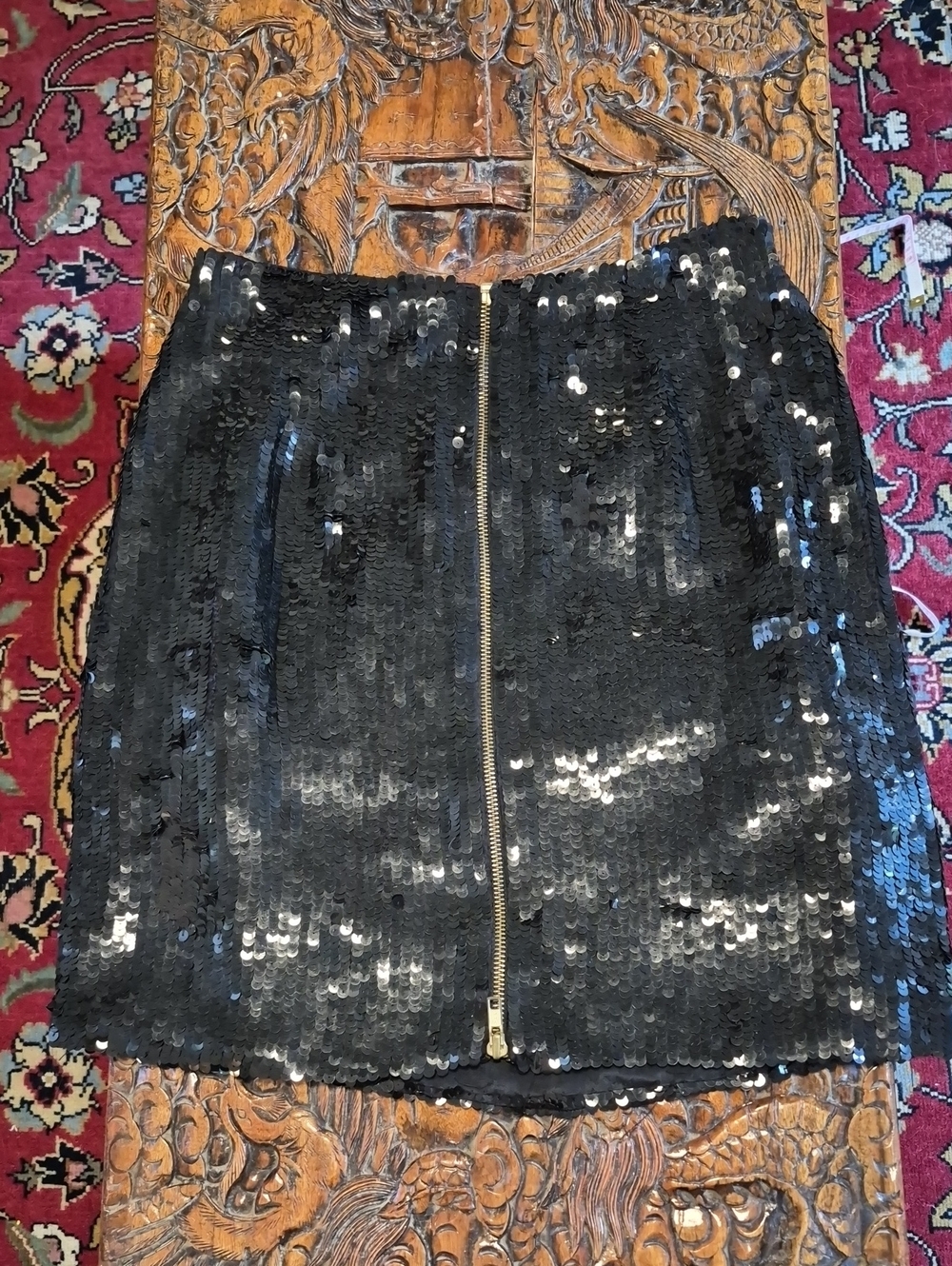 MODI 80s Sequined Mini Silk With Zipper 6/8